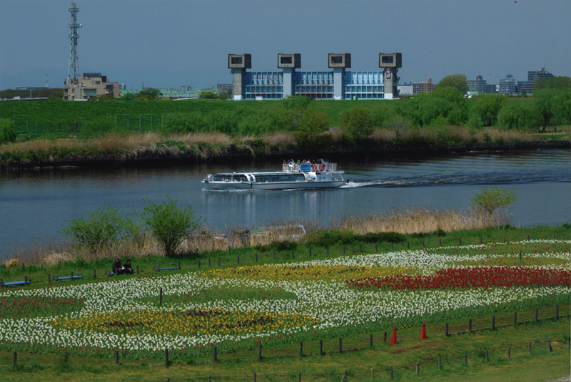 	春の荒川